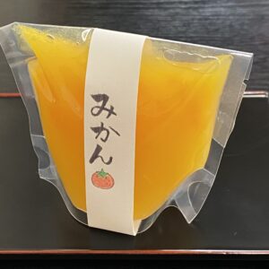 寒天ゼリー「みかん、りんご」